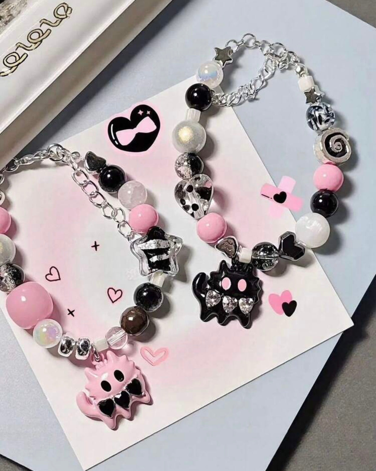 beaded cat bracelets