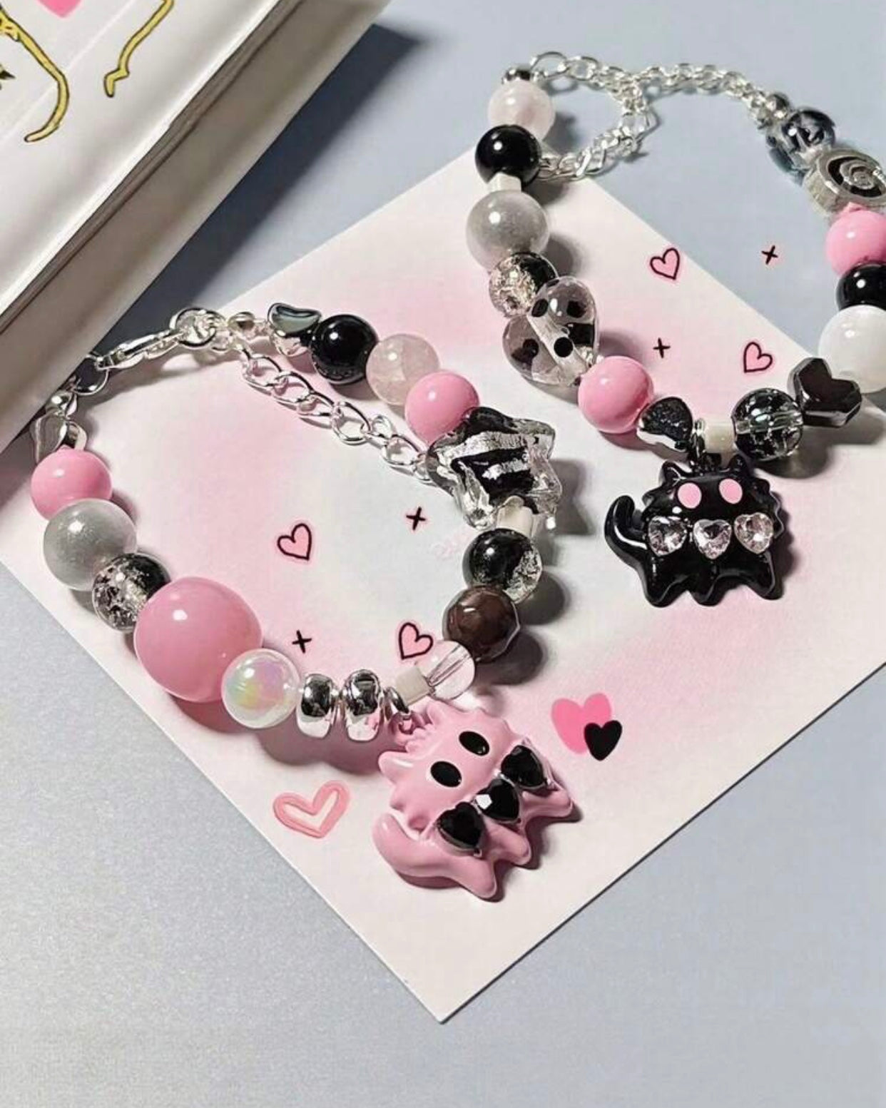 beaded cat bracelets