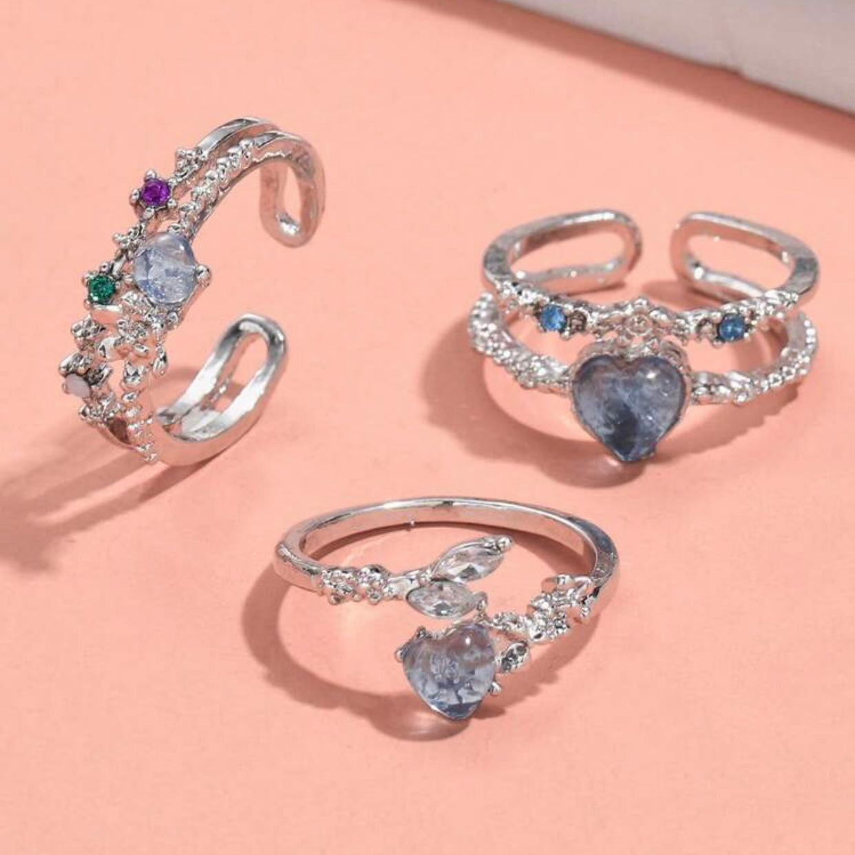 blue ring set