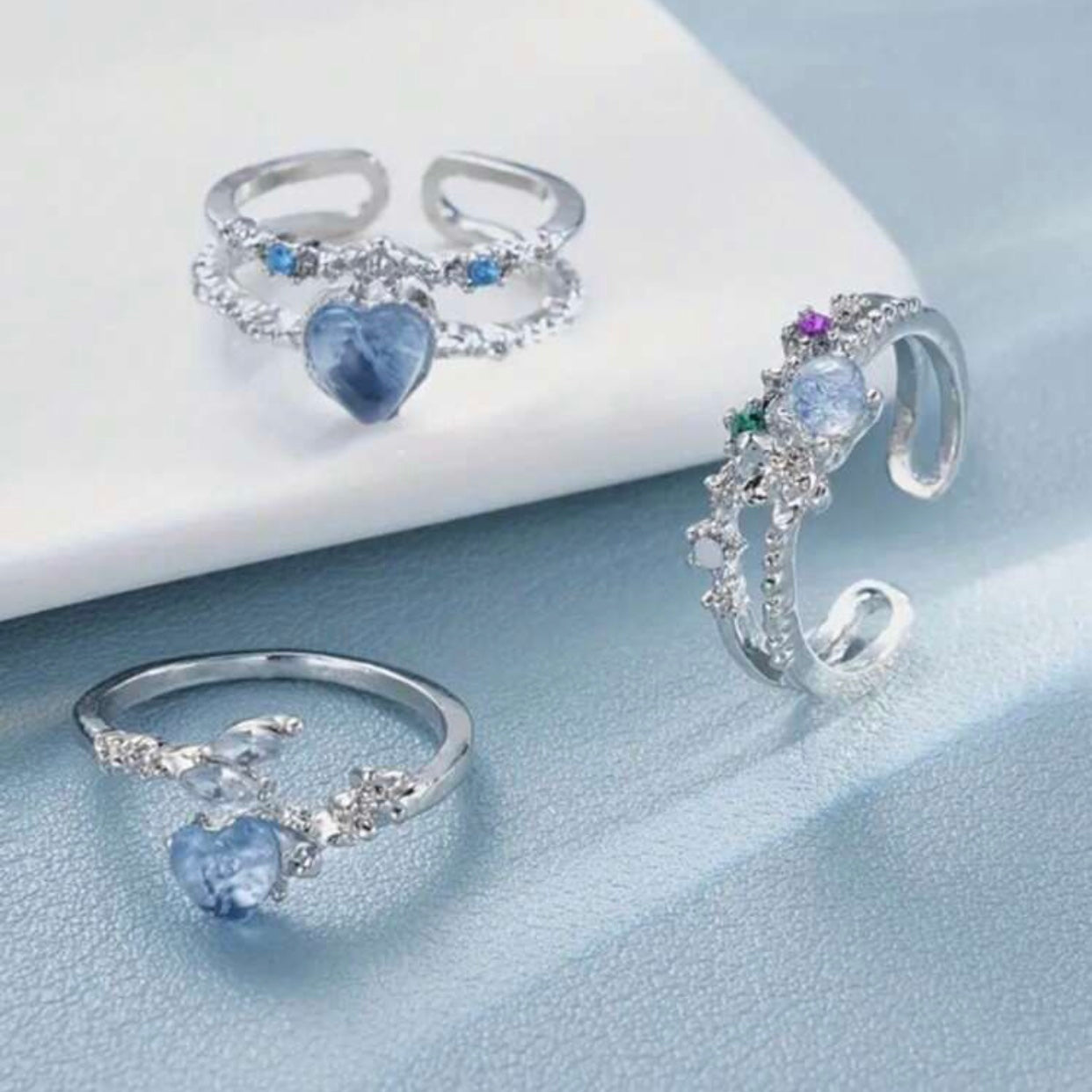 blue ring set