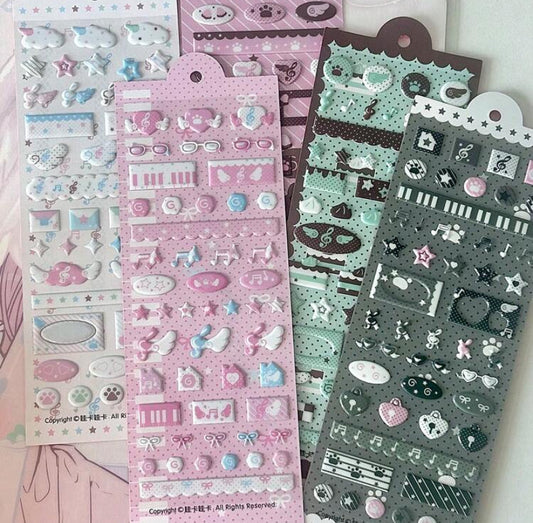 puffy stickers