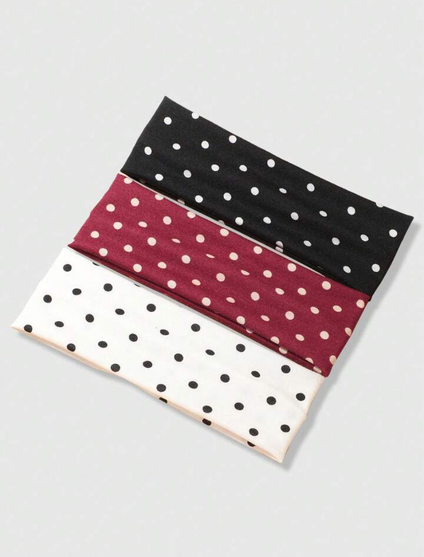 polka dots headbands