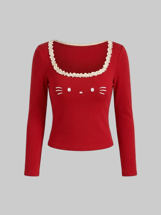 hello kitty red top