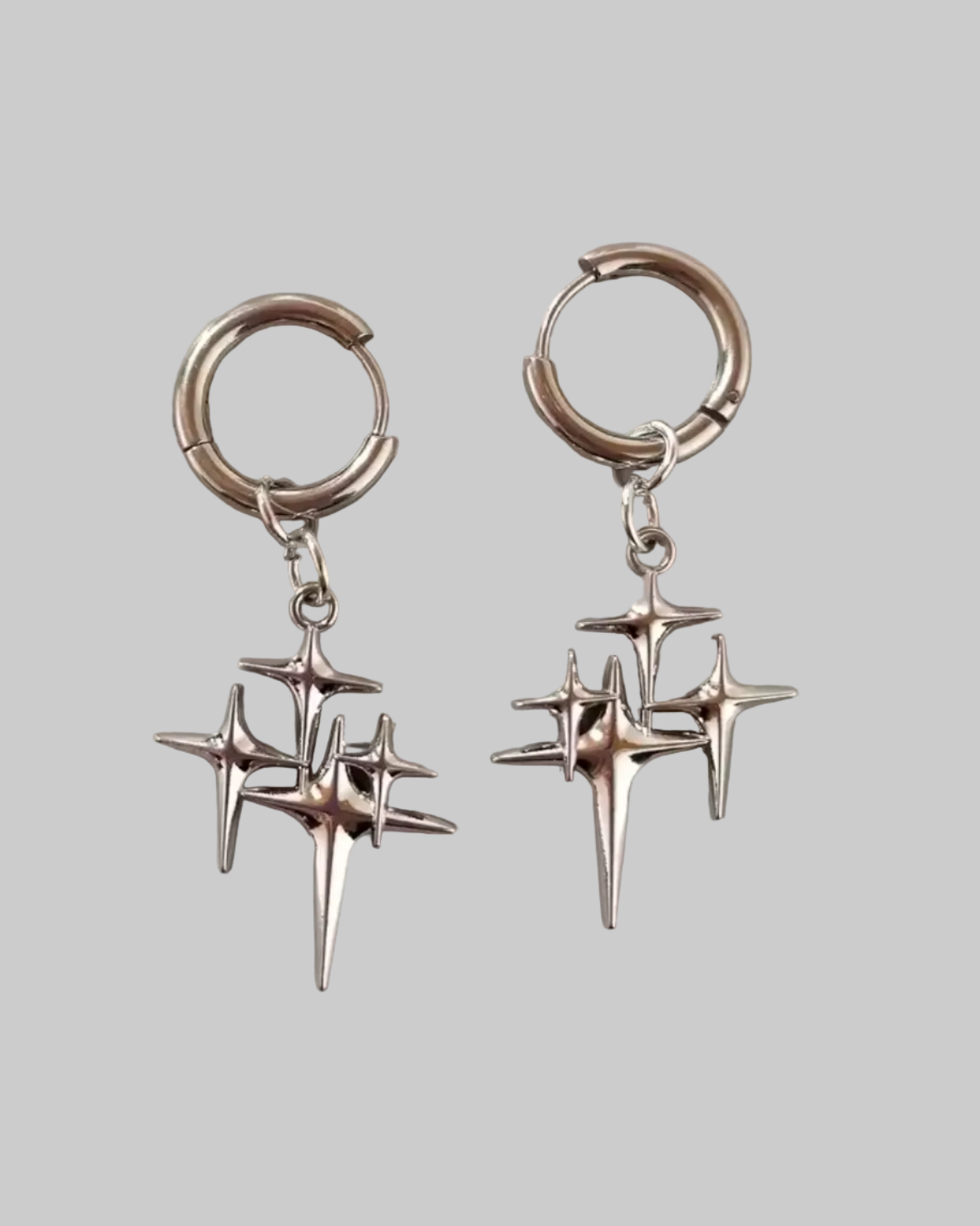 cluster sparkle hoops