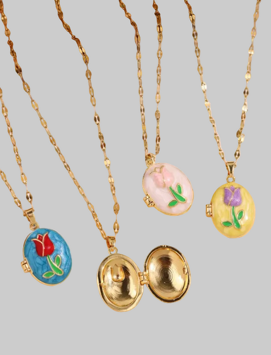 enchanted garden lockets (its openable)