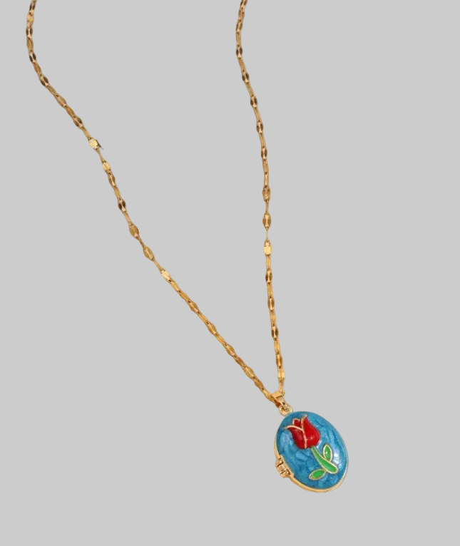 enchanted garden lockets (its openable)