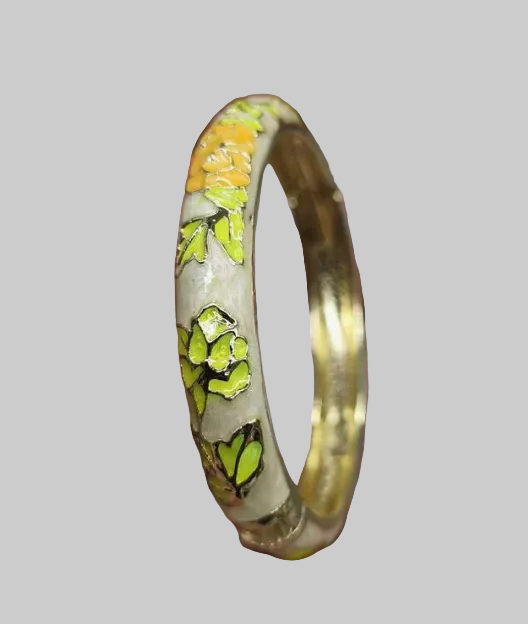 muse enamel floral bangles