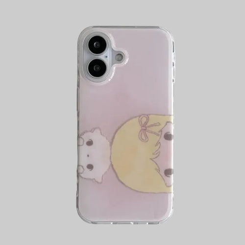 cat girl pink case