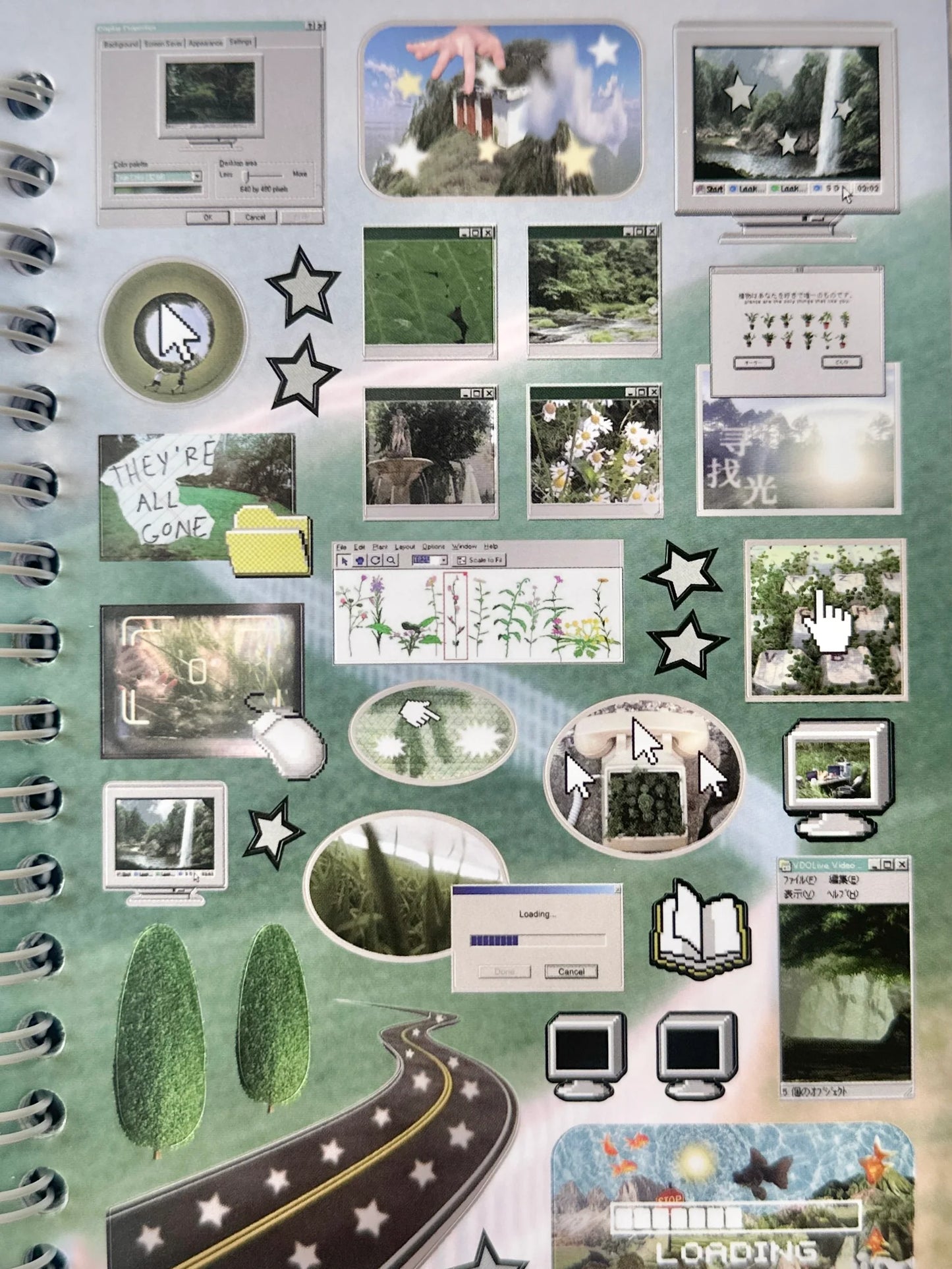 sticker book : dream core
