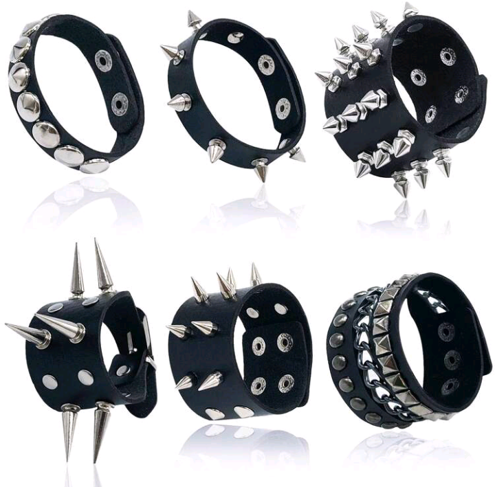 punk spike bracelets