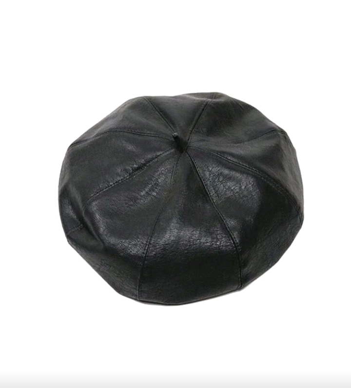PU leather hat