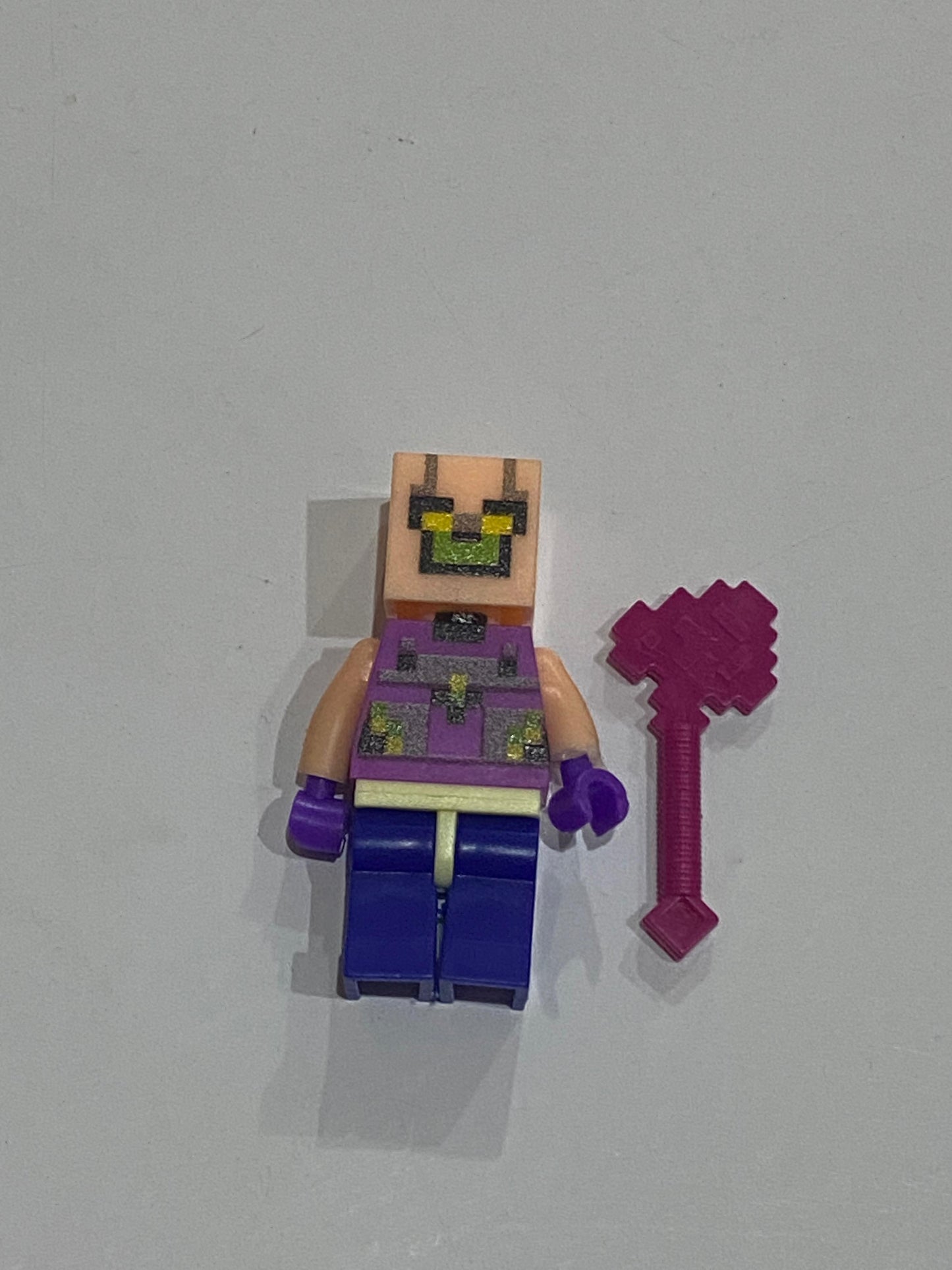 minecraft legos (available as keychains)