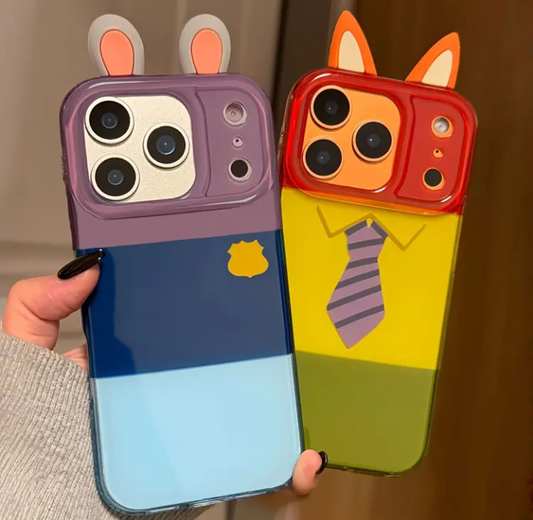 zootopia judy and nick iphone case