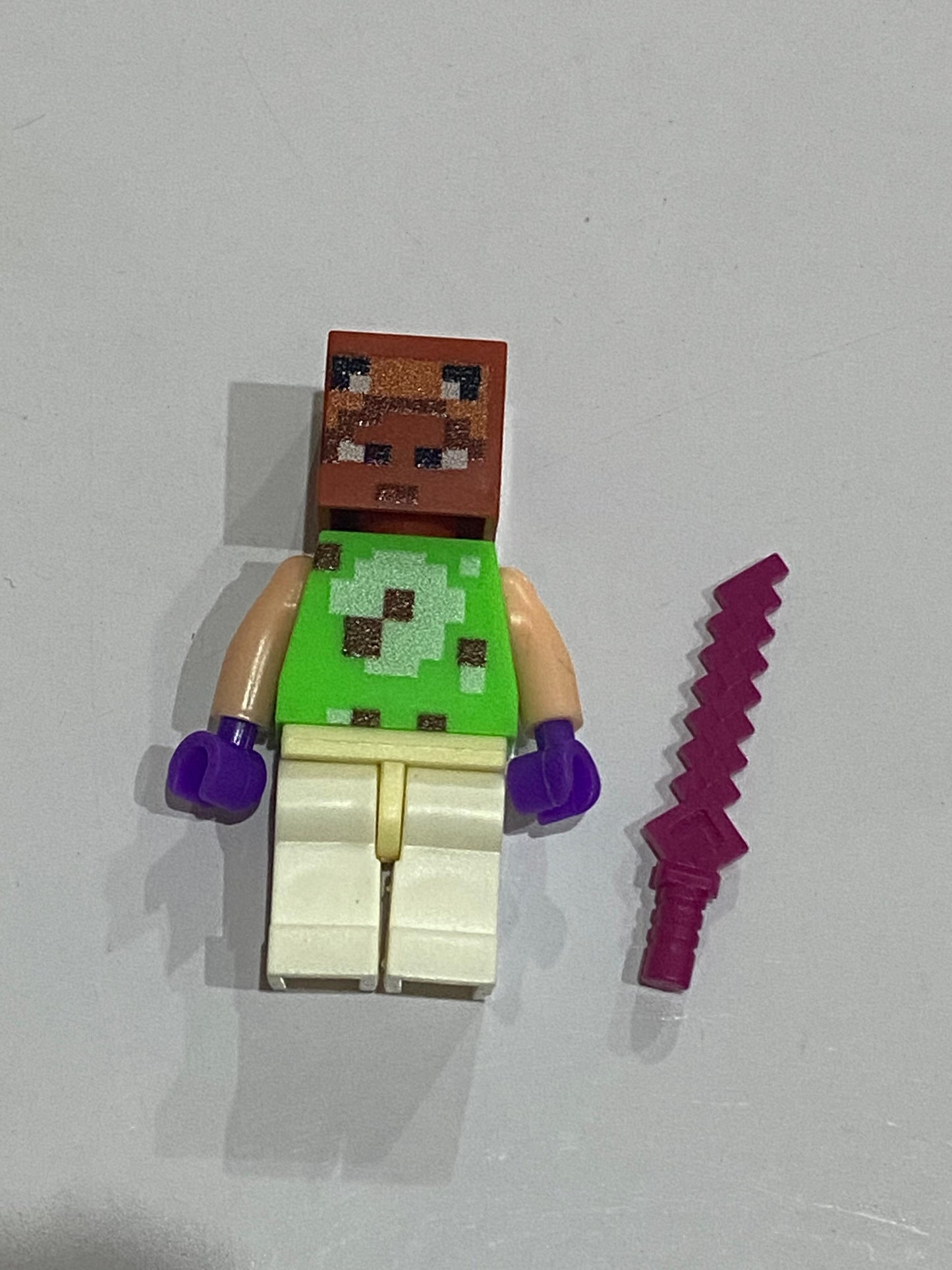 minecraft legos (available as keychains)