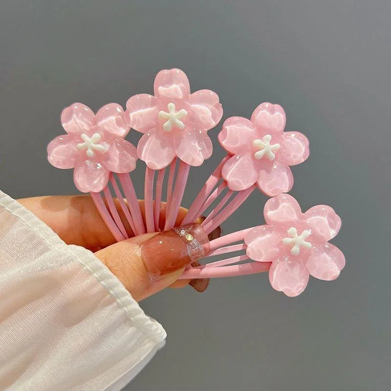 flower hair pins