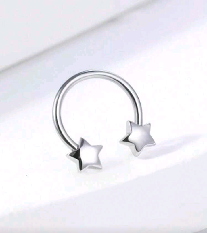 star studs/earrings/septum piercing