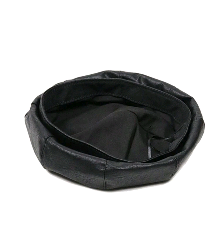 PU leather hat