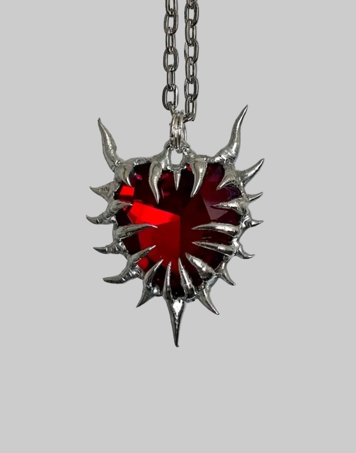 thorn heart necklace