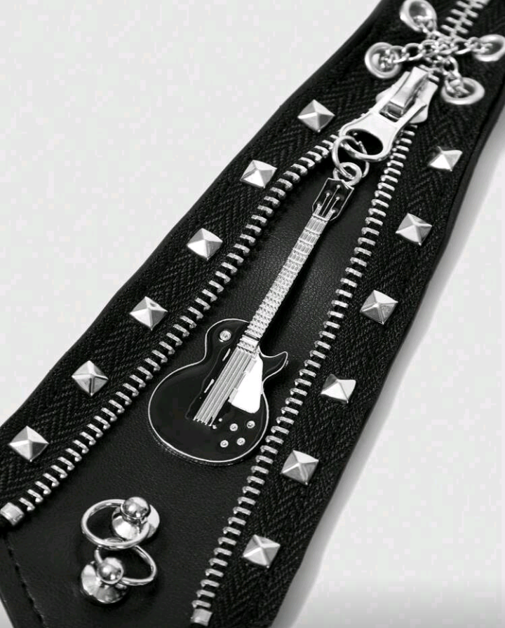 grunge rockstar choker tie