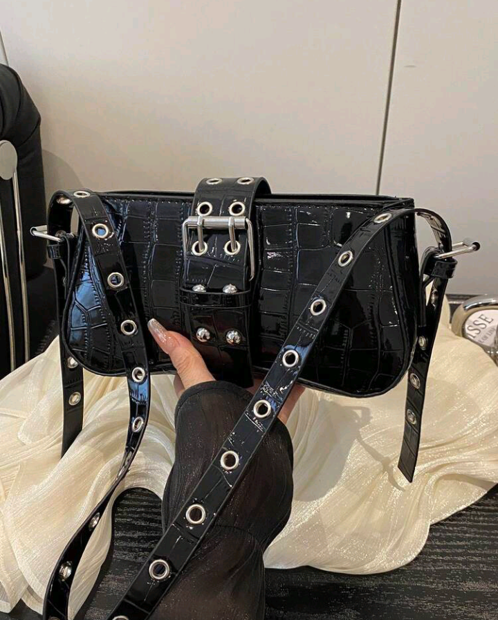 black retro bag