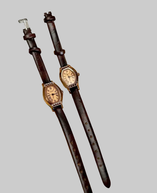 brown strap daily wear watch (1 pc)