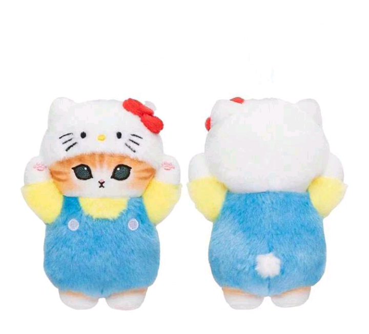 mofusand x sanrio plush series keychains