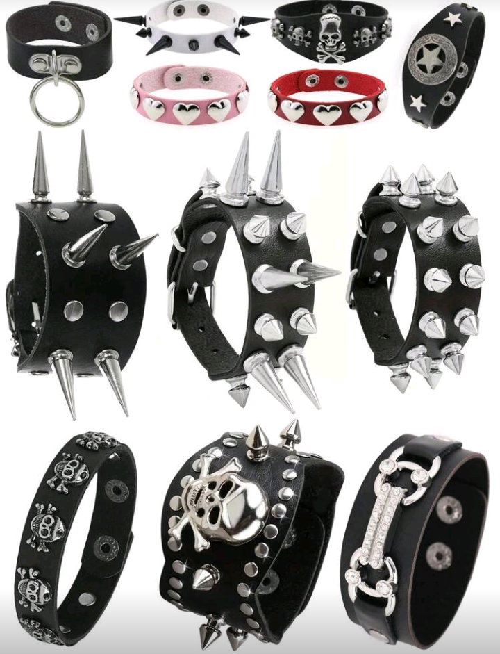 punk spike bracelets part 2