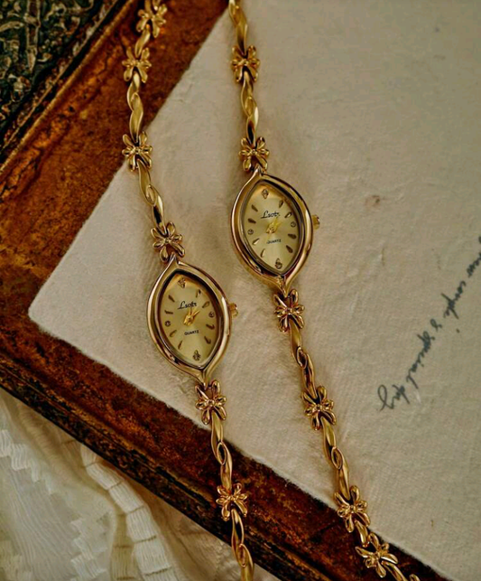 dainty gold watch (1pc)