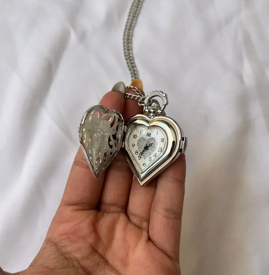 heart pocket watch