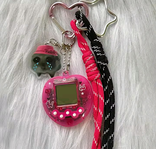 tamagotchi cute keychains