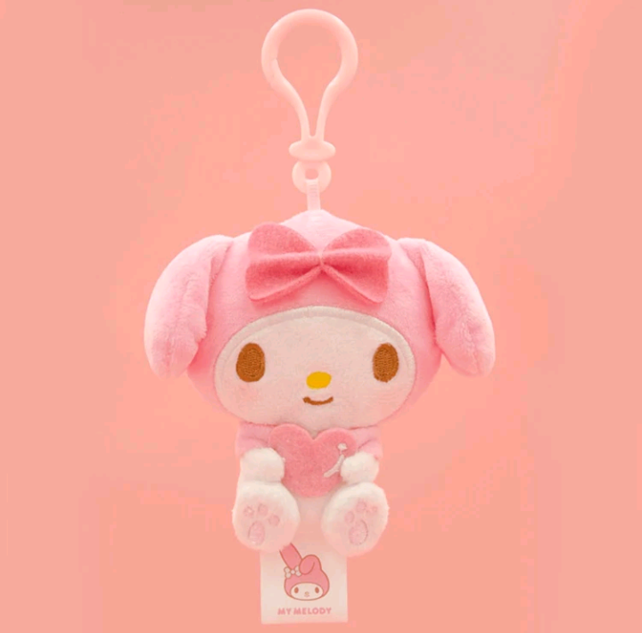 sanrio plush keychains