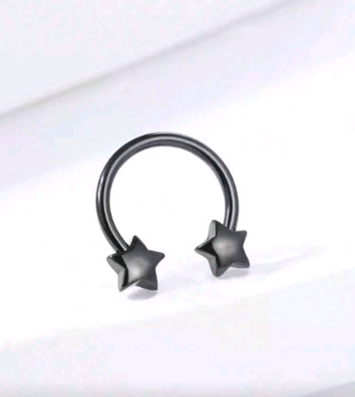 star studs/earrings/septum piercing
