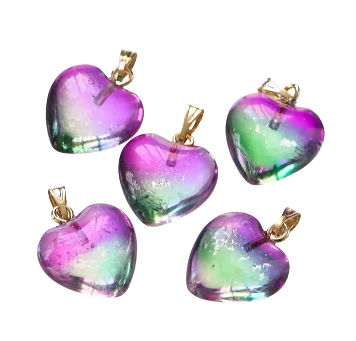 glass heart jhumkay