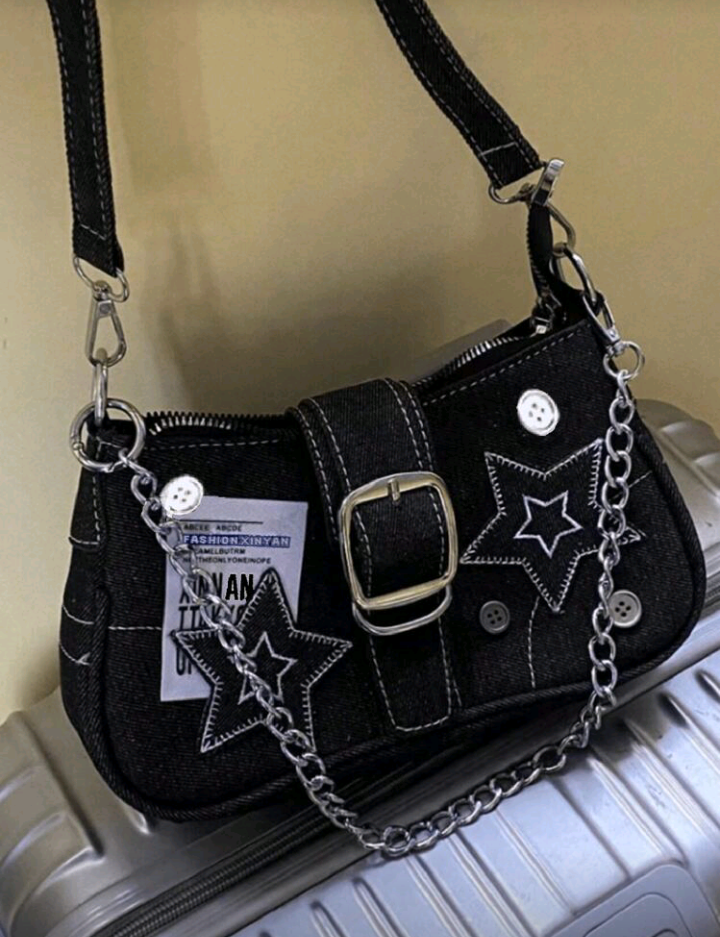 black stars bag