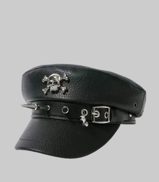 skull rivet hat