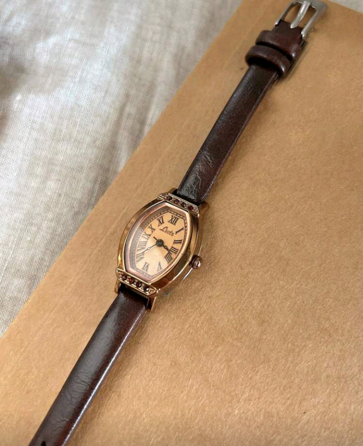 brown strap daily wear watch (1 pc)