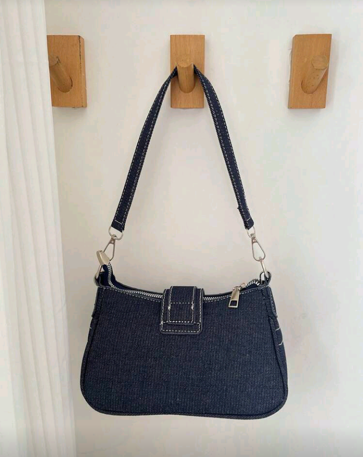 blue stars hand bag