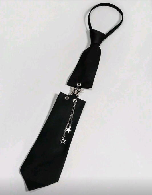 butterfly charm tie