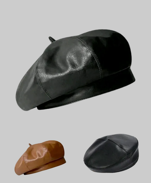 PU leather hat