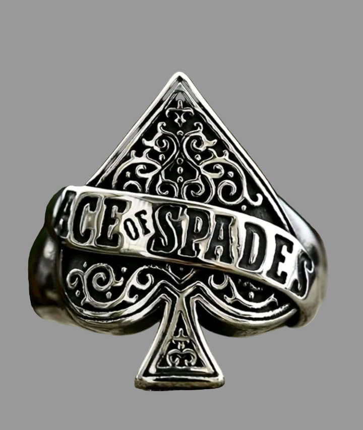 ace of spades ring