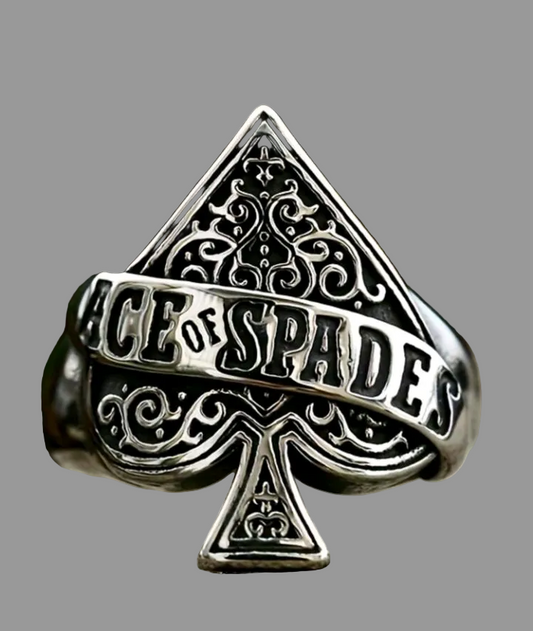 ace of spades ring