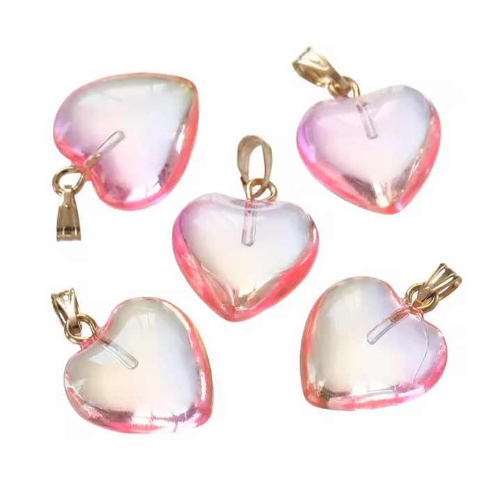 glass heart jhumkay