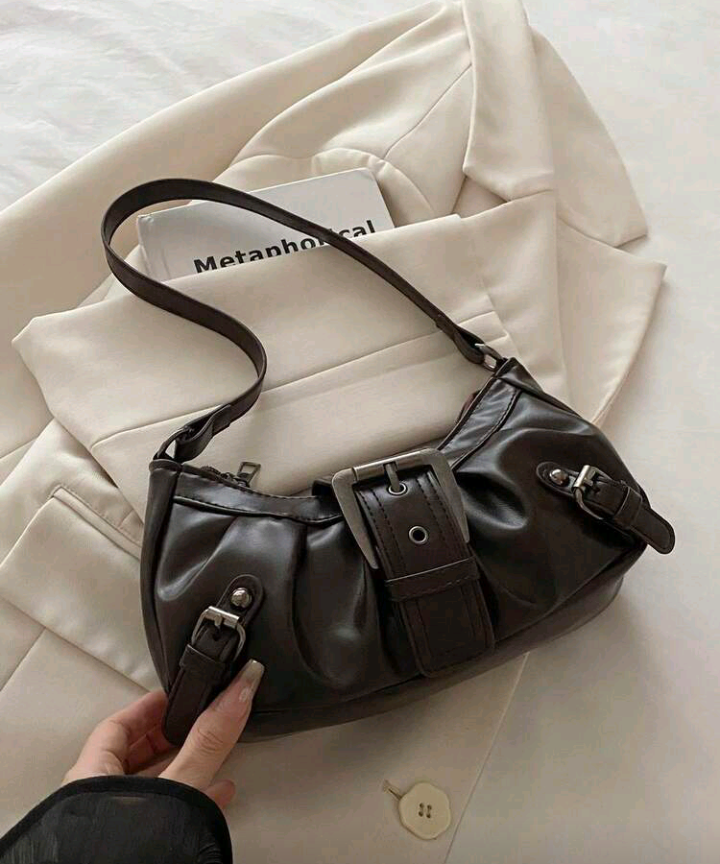 biker punk handbag (coffee color)
