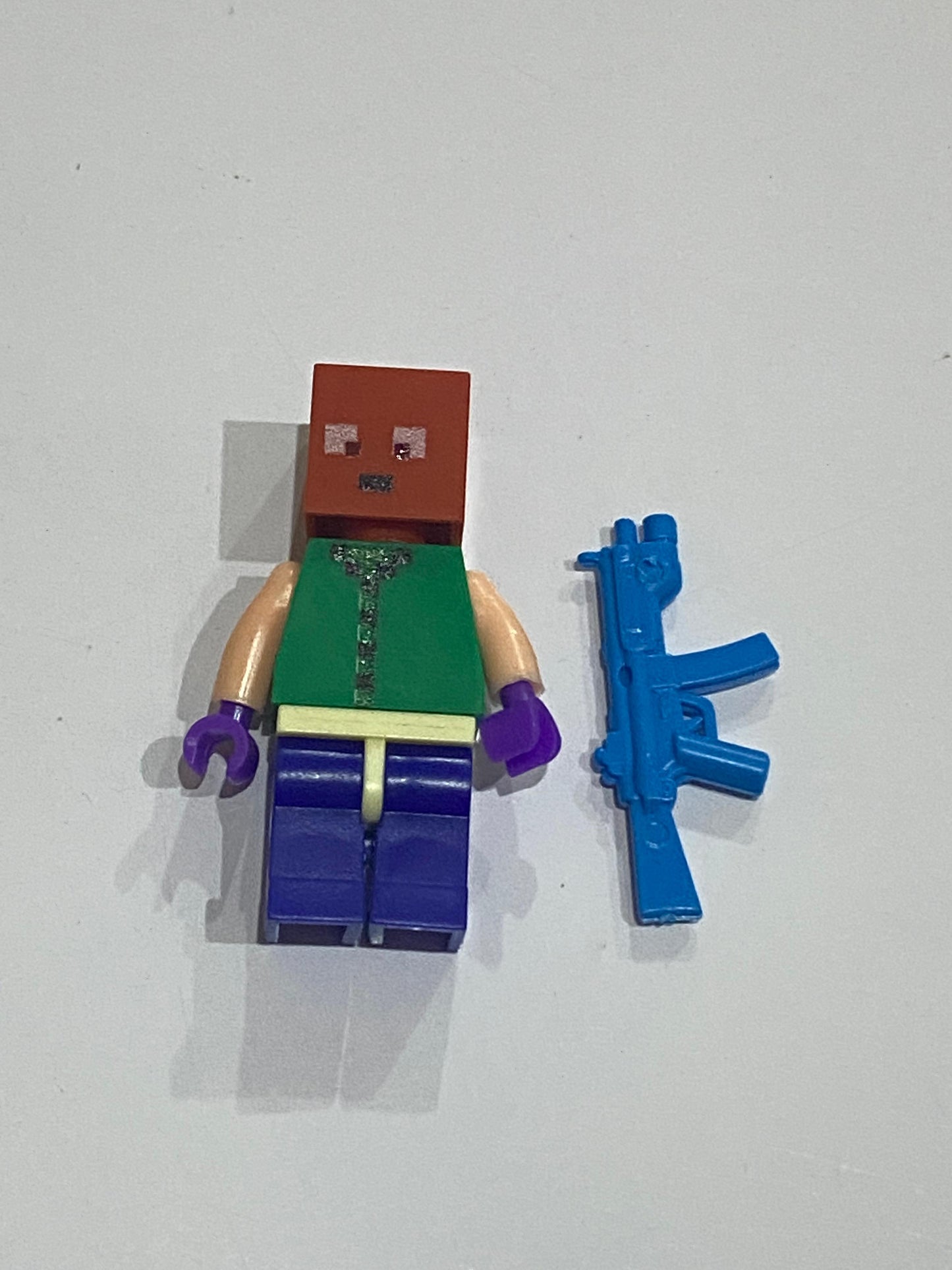 minecraft legos (available as keychains)