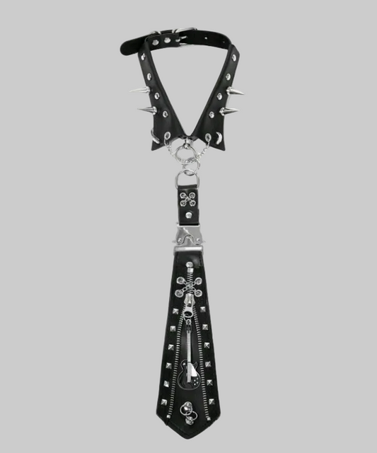 grunge rockstar choker tie