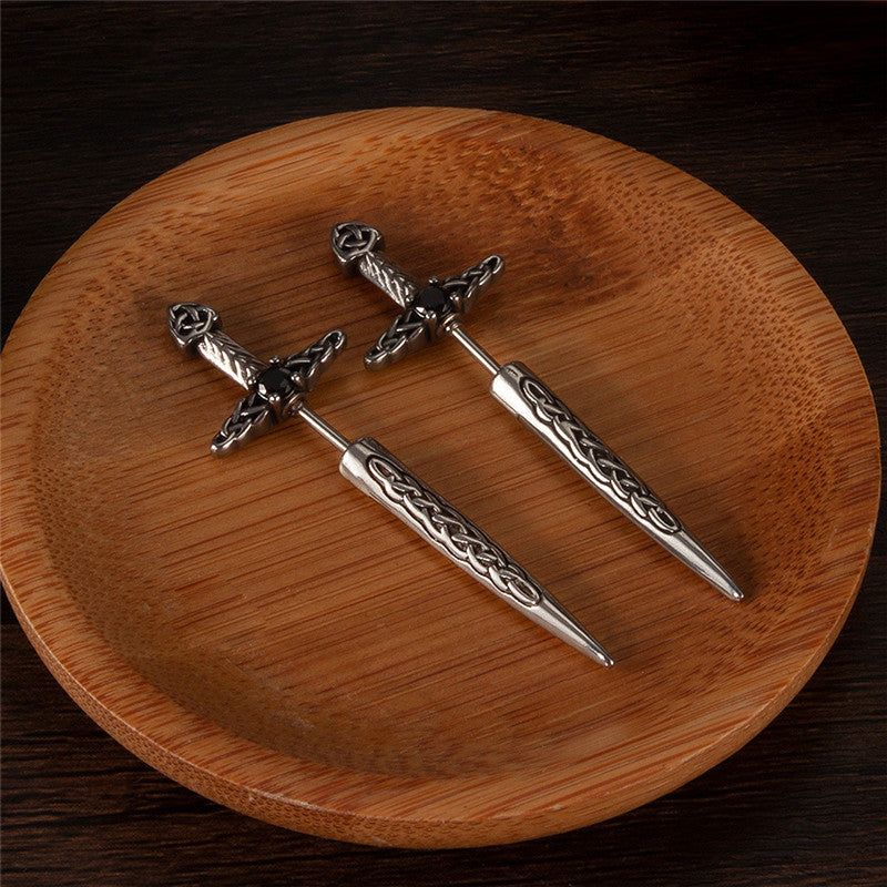 sword earrings