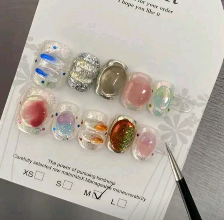 bubble candy handmade nails