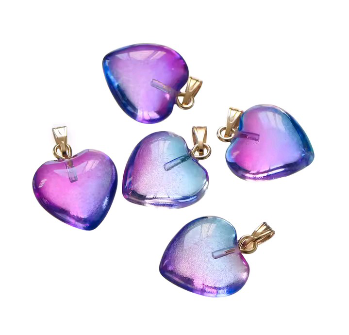 glass heart jhumkay