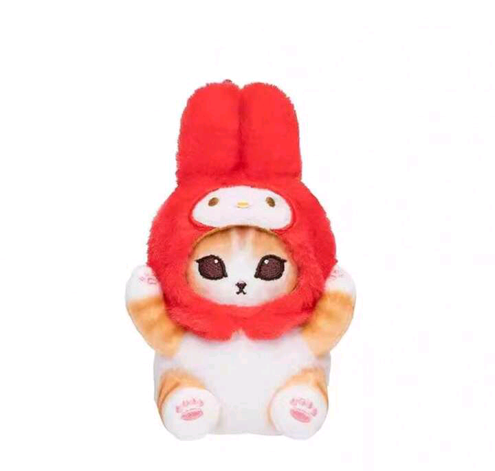 mofusand x sanrio plush series keychains