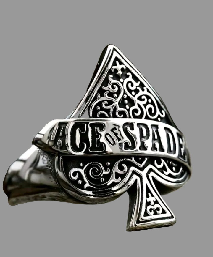 ace of spades ring